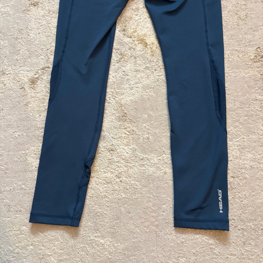 Head Blue High Waisted Active Sport Leggings With Mesh Panels Size Small - Picture 8 of 9